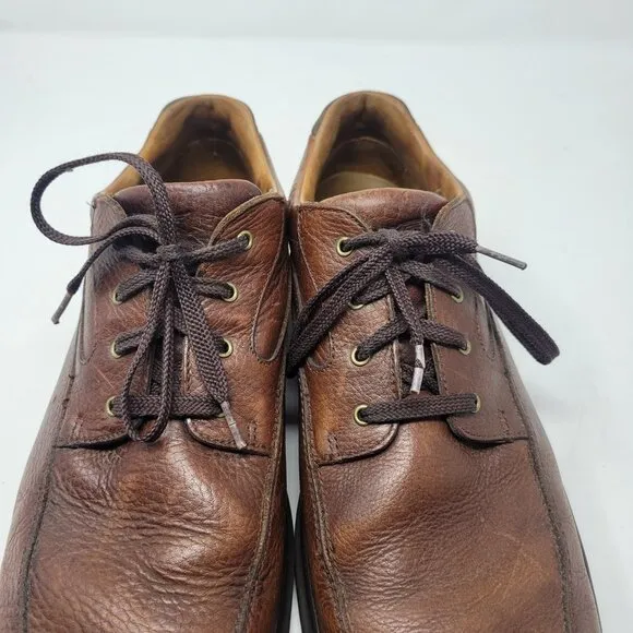 Red Wing Men's 14 B Oxford Leather Shoe Lace Up Brown