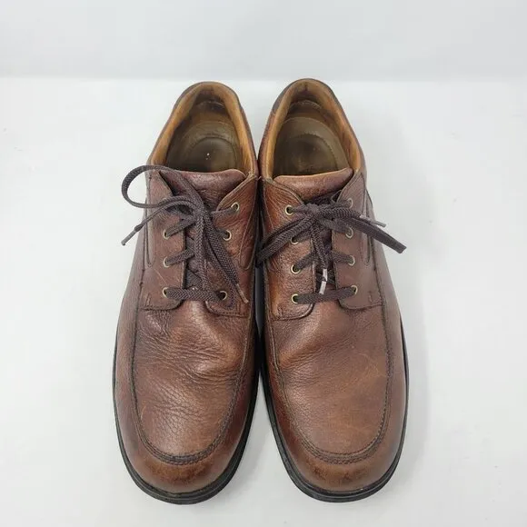 Red Wing Men's 14 B Oxford Leather Shoe Lace Up Brown