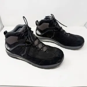 Red Wing Black Suede Work Boots Steel Toed Boots Shoes Size 14