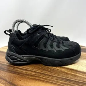 Red Wing Shoes 2351 Women's 7.5 D Black Leather Work Sneaker Steel Toe ASTM