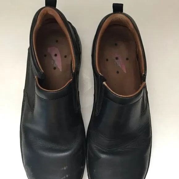 Red Wing black leather slip on shoes 10.5