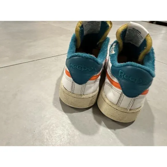 Reebok Club C Revenge White Seaport Teal shoes GX0385 Size 8 Miami U OF M COLORS