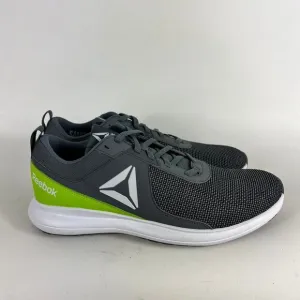 Reebok Driftium Sneaker Men's 9 Gray Mesh Low-Top Running Athletic Shoes