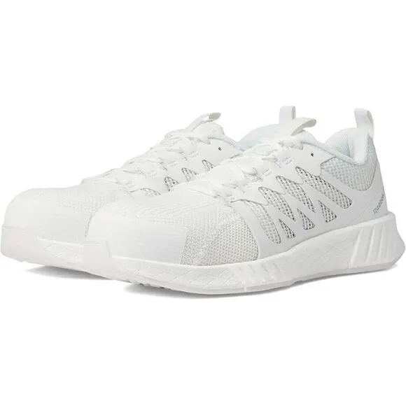 Reebok Fusion Flexweave Work EH Boots Women's US 8.5 White Comp Toe Shoes ZPO246