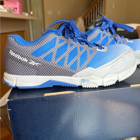 Reebok Speed TR Composite Toe Work/Athletic Blue Women’s Size 6.5 WORN ONCE