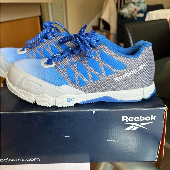 Reebok Speed TR Composite Toe Work/Athletic Blue Women’s Size 6.5 WORN ONCE