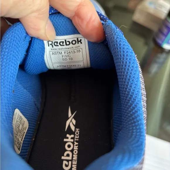 Reebok Speed TR Composite Toe Work/Athletic Blue Women’s Size 6.5 WORN ONCE