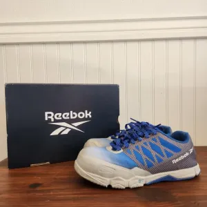 Reebok Women's Size 10 Work Speed TR Composite Toe Sneakers Safety Shoes Blue