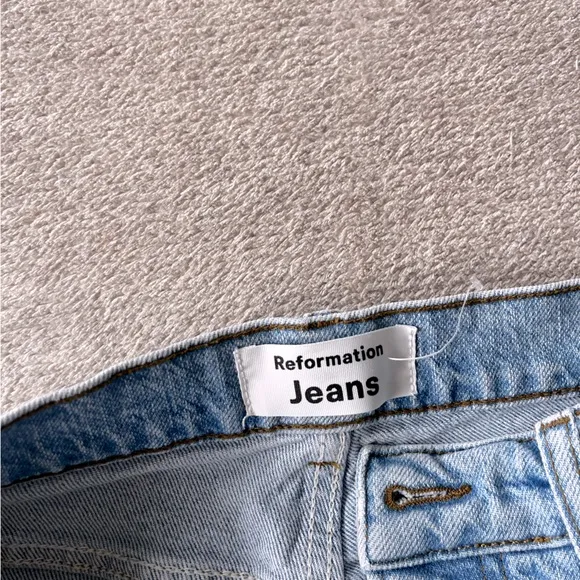 Reformation Montego Women's High Rise Button Fly Skinny Jeans size 26