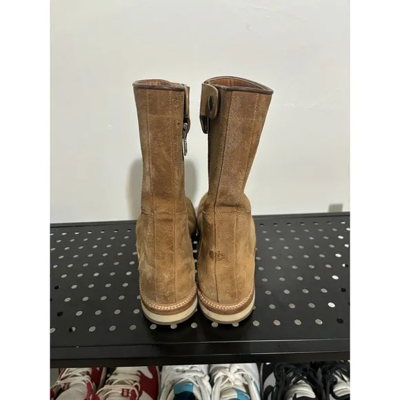 Rick Owen's Tan Italian Suede Boots