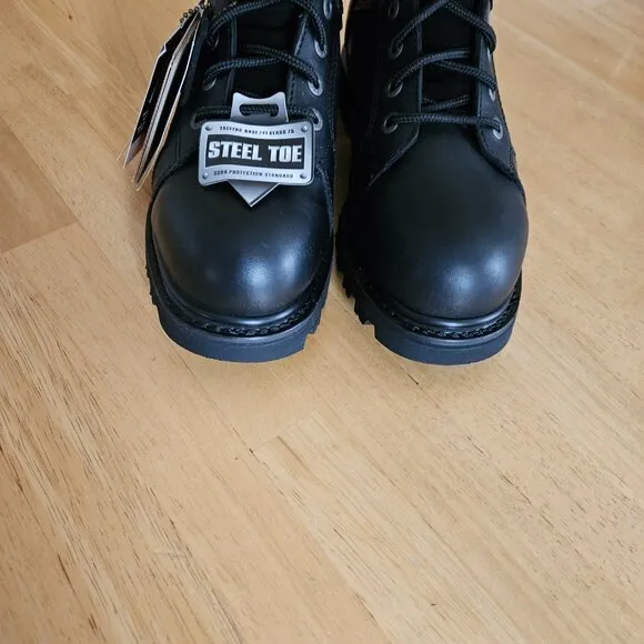 Roadmate Men's Steel Toe Work Boots Black 6&quot; EH