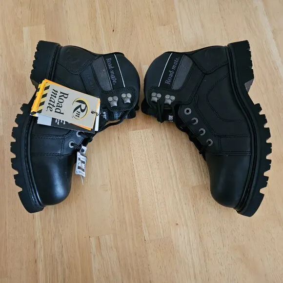 Roadmate Men's Steel Toe Work Boots Black 6&quot; EH