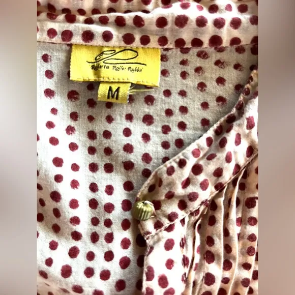 Roberta Roller Rabbit Cotton Shirt Dress. Size medium. Good condition.