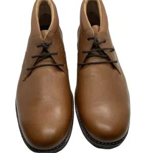 Rockport Chukka Boots Mens Brown Leather Lace Up Round Toe Ankle Top Size 10 W