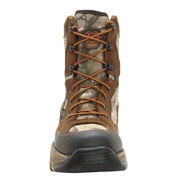 Rocky Boots Primaloft Camo Gore Tex 4776 400 Gram Insulation 8&quot; Mens Size 10.5
