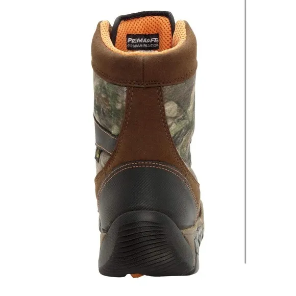 Rocky Boots Primaloft Camo Gore Tex 4776 400 Gram Insulation 8&quot; Mens Size 10.5