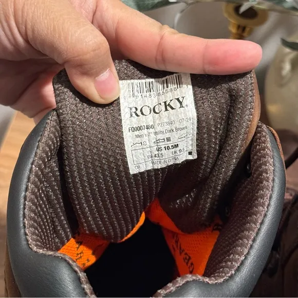Rocky Men’s Size 10.5 Sport Utility Pro 600g Waterproof Boots Outdoor FQ0007480
