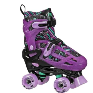 Roller Derby Interchangeable Youth Adjustable 2-1 Inline-Quad Skate Size 3-6‎