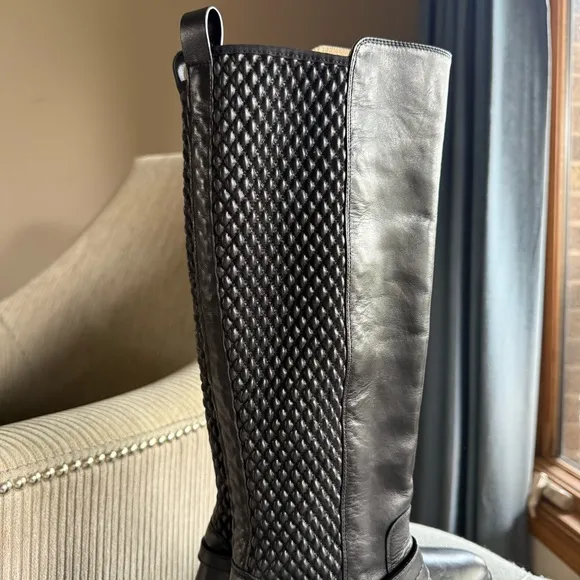 Ron White Brianna Elegant Black Knee-High Women's Boots