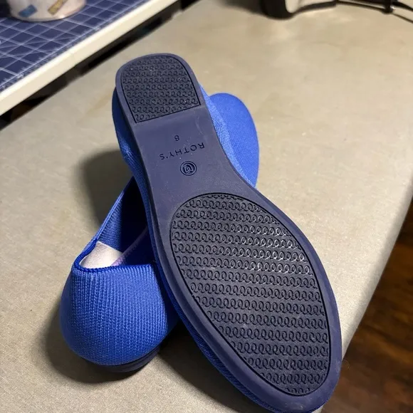 Rothy’s Blue Slip-On Shoes