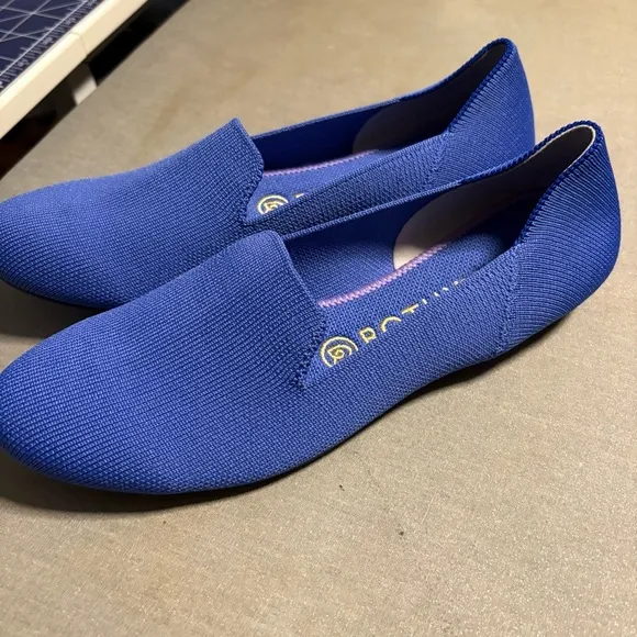 Rothy’s Blue Slip-On Shoes