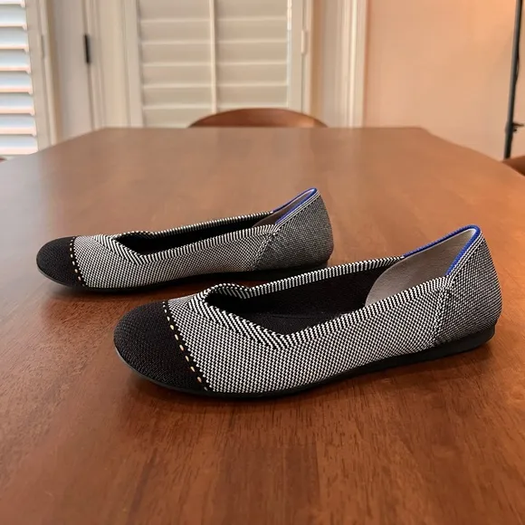 Rothy’s The Loafer Gray Mist Captoe Women's Size 6.