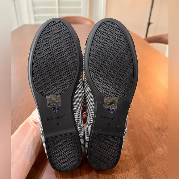 Rothy’s The Loafer Gray Mist Captoe Women's Size 6.