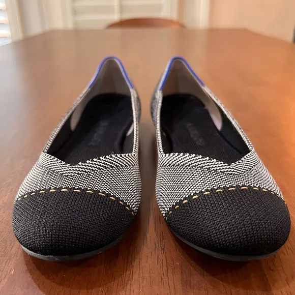 Rothy’s The Loafer Gray Mist Captoe Women's Size 6.