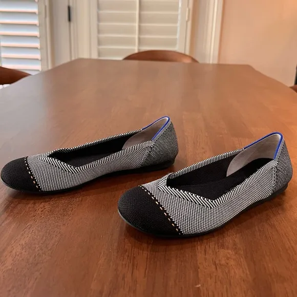 Rothy’s The Loafer Gray Mist Captoe Women's Size 6.