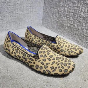 Rothys The Loafer Women's Size 9 Spotted Cheetah Print Round Toe Slip on Shoes