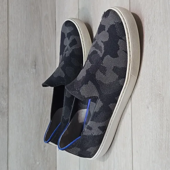 Rothy's Women Camouflage Slip-On Sneakers Shoes Sz 11