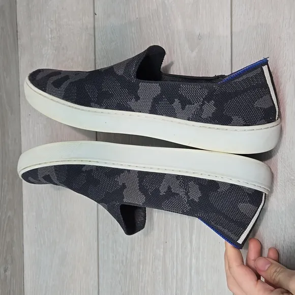 Rothy's Women Camouflage Slip-On Sneakers Shoes Sz 11