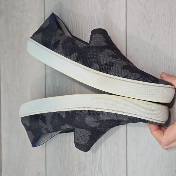 Rothy's Women Camouflage Slip-On Sneakers Shoes Sz 11