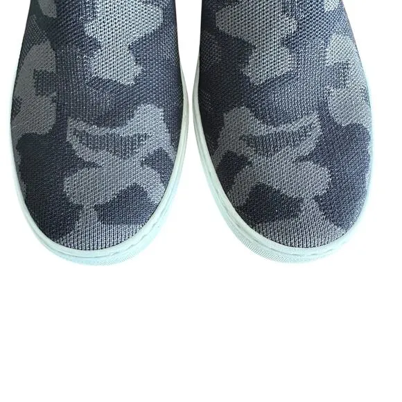 Rothy's Women's Original Slip On Sneaker Gray &amp; Black Camo Retired Color - Sz 8