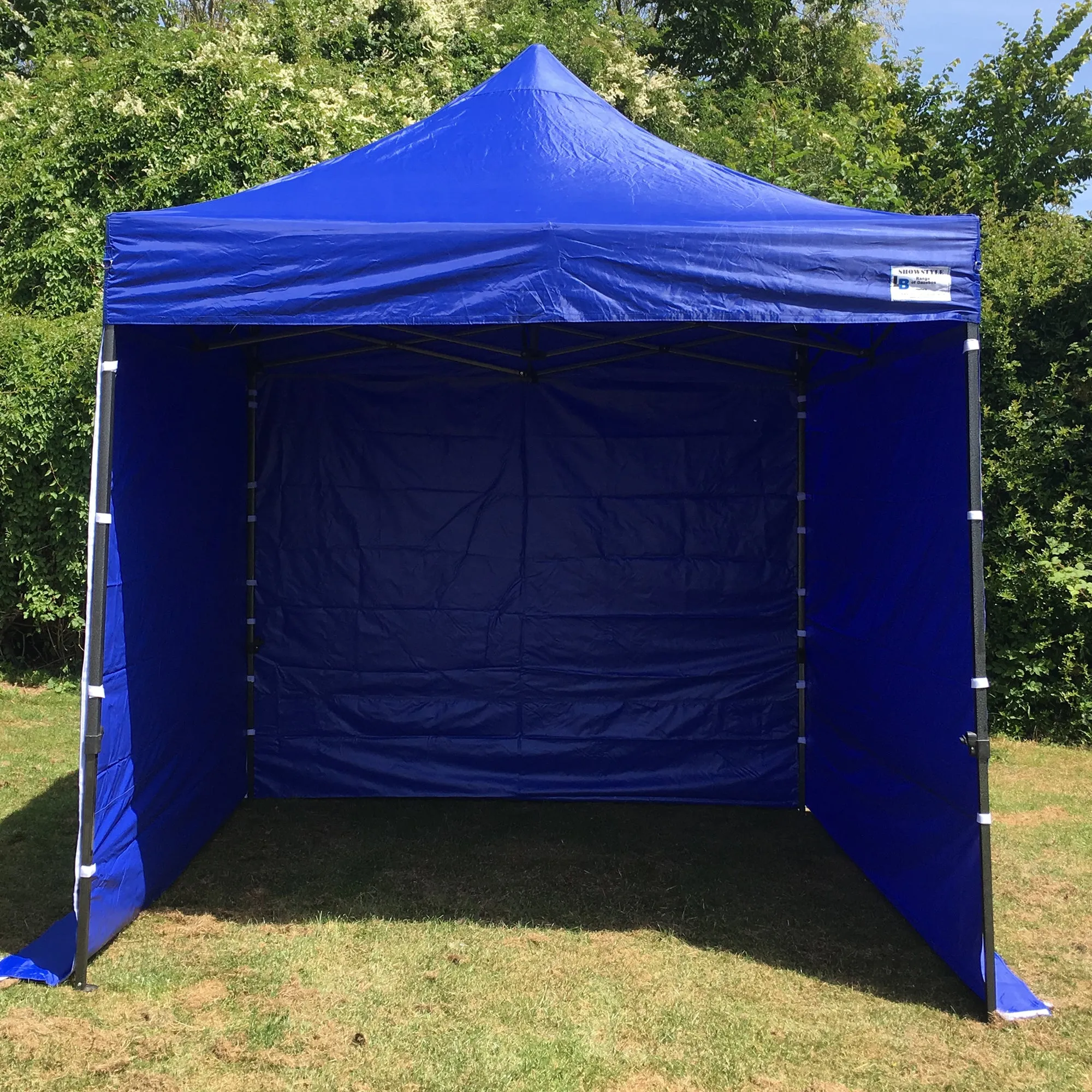 Royal Blue Heavy Duty SHOWSTYLE® Commercial Grade Gazebo 3m x 3m
