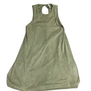 Sage brand and color soft velvet feel sleeveless