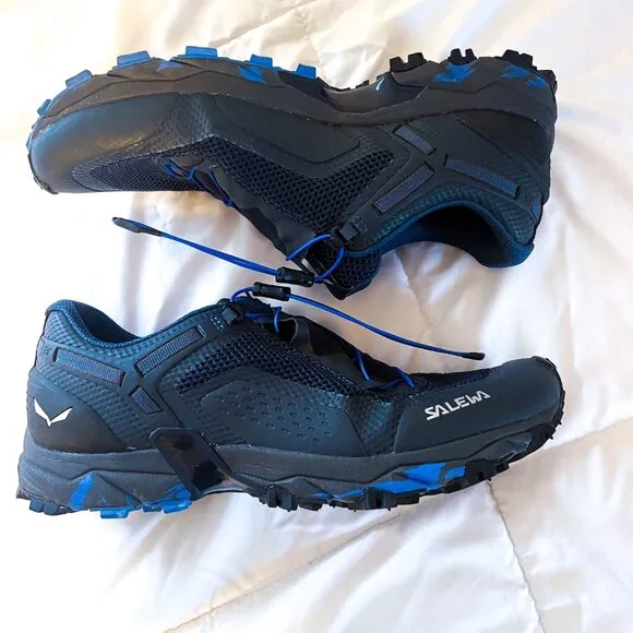 Salewa Men's Ultra Train 2 Trail Running Shoes Blue Size 8.5