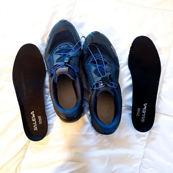 Salewa Men's Ultra Train 2 Trail Running Shoes Blue Size 8.5