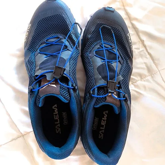 Salewa Men's Ultra Train 2 Trail Running Shoes Blue Size 8.5