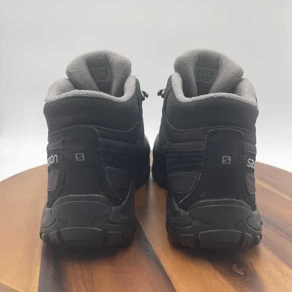Salomon Men Shelter CS WP Hiking Boots Black Contagrip Waterproof Sz 11 Outdoor