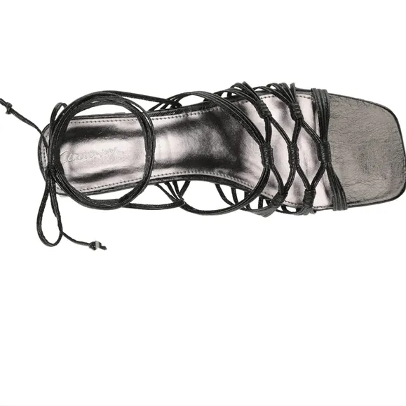 SAM EDELMAN JOCELYN WRAP LACE UP SANDALS