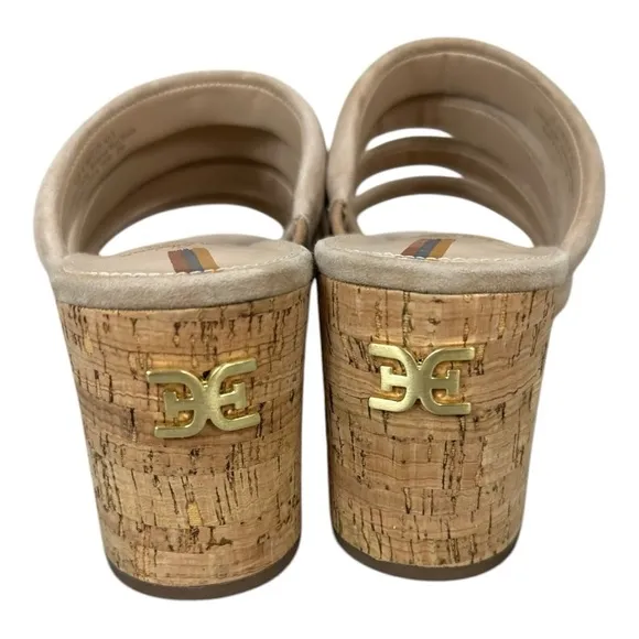 Sam Edelman Women’s Shoes Yuki Suede Espadrille Wedge Sandals Size 9.5