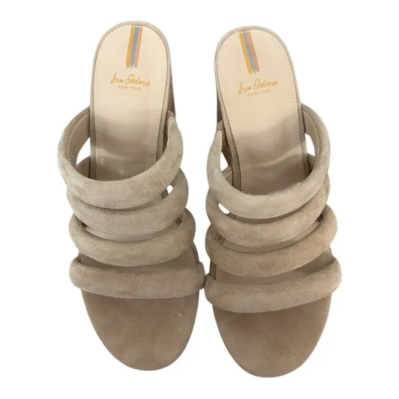 Sam Edelman Women’s Shoes Yuki Suede Espadrille Wedge Sandals Size 9.5