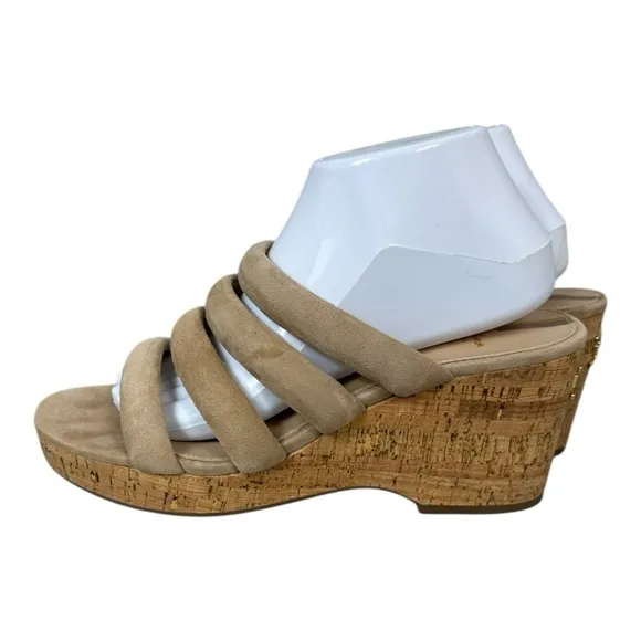 Sam Edelman Women’s Shoes Yuki Suede Espadrille Wedge Sandals Size 9.5