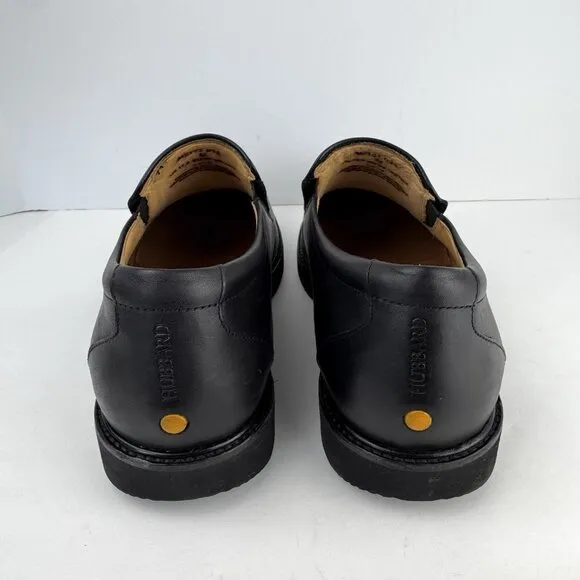 Samuel Hubbard Mens Shoes 11.5 On-Time Traveler Slip-On Black Leather M2192
