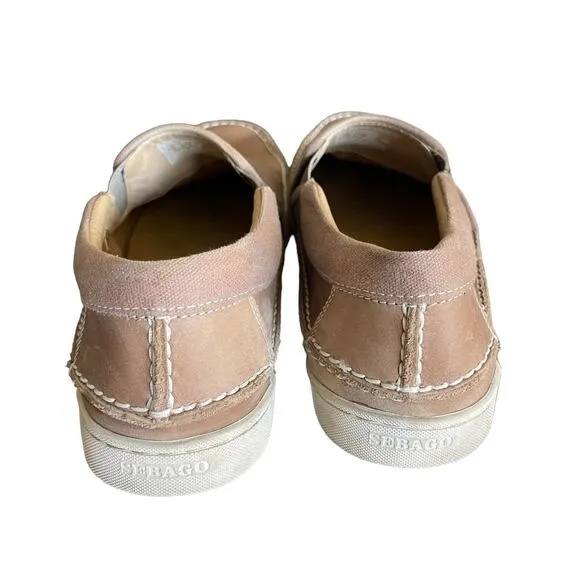 Sebago Ryde Slip On Taupe Leather Men’s Shoes Size 11
