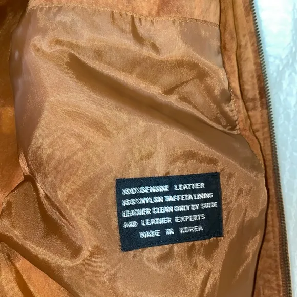 Seude Leather Bomber Jacket