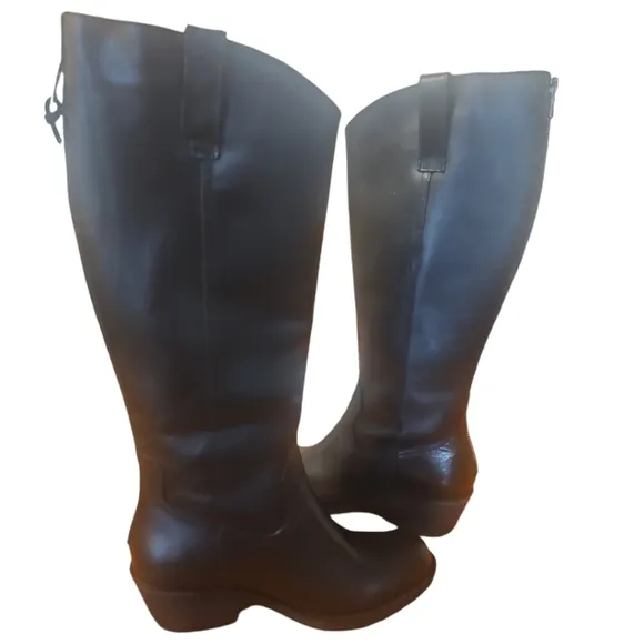 Söfft Women's Knee-high Leather Western Waterproof Riding fashion knee h…