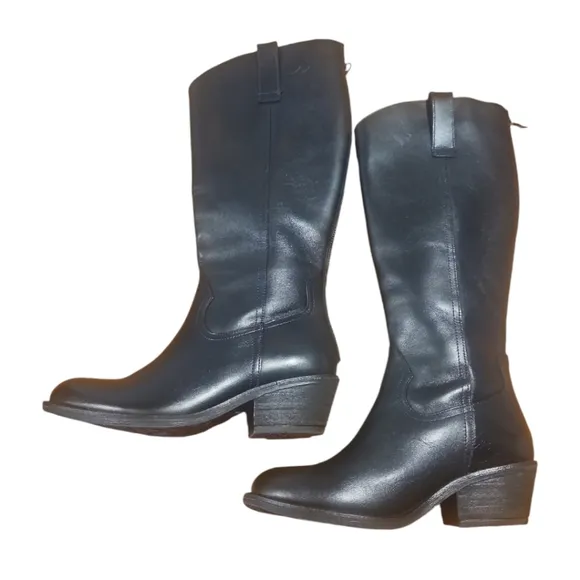 Söfft Women's Knee-high Leather Western Waterproof Riding fashion knee h…