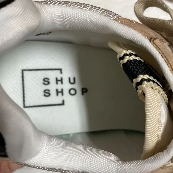 ShuShop Patricia Peach Multi Suede Sneaker Size 6.5